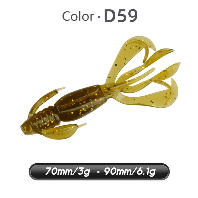 Crazy Flapper Soft Lure - D59 / 70mm 10pcs - D59 / 90mm 10pcs