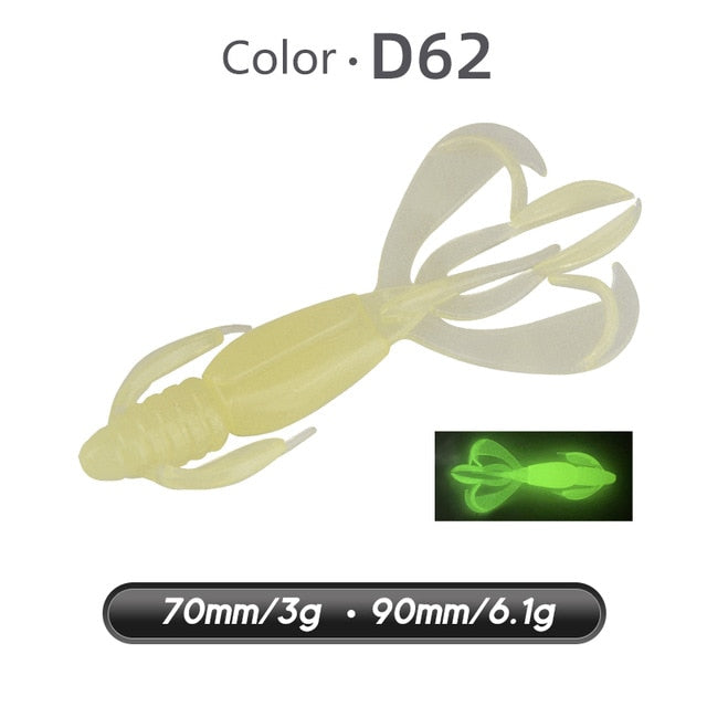 Crazy Flapper Soft Lure - D62 / 70mm 10pcs - D62 / 90mm 10pcs