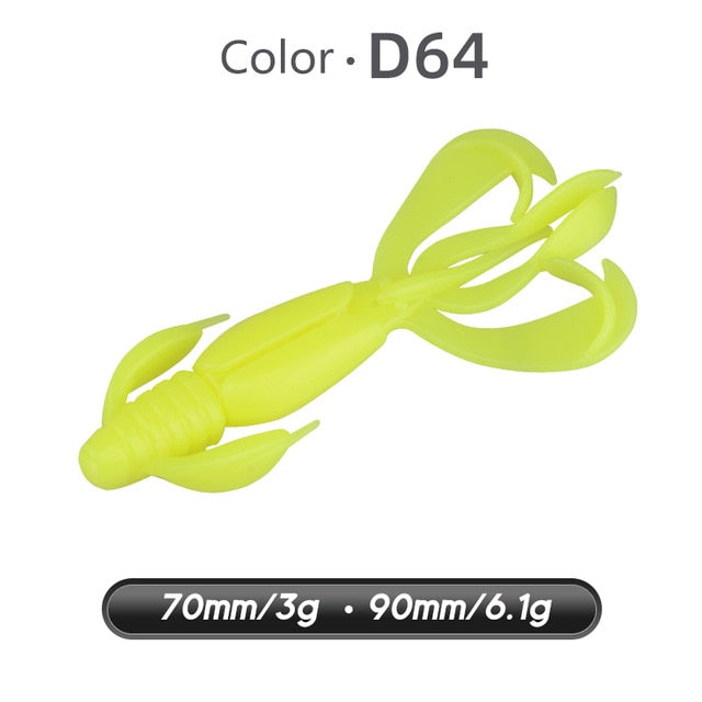 Crazy Flapper Soft Lure - D64 / 70mm 10pcs - D64 / 90mm 10pcs