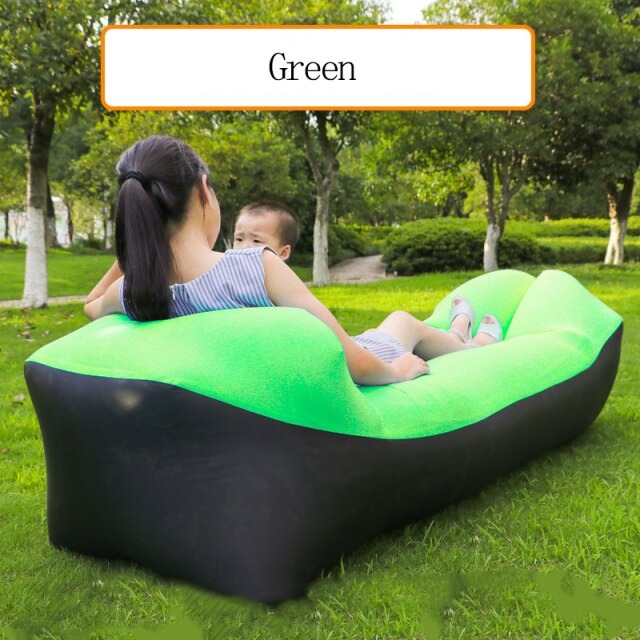 Outdoor Lazy Sofa Bag - green